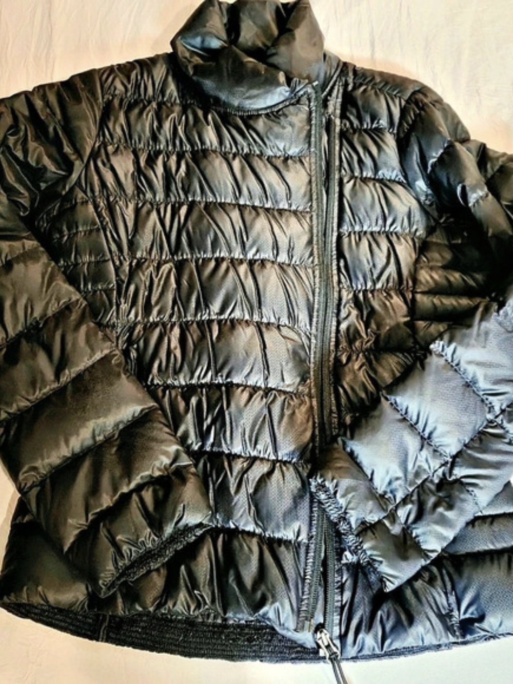 Athleta Downalicious Jacket Black Puffer Size Small